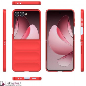 Magic Shield plastikinis dėklas - raudonas (Samsung Galaxy Z Flip 7)
